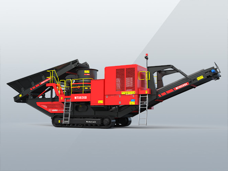 一路奔跑一路賺錢，一體式小型移動制砂機現(xiàn)場作業(yè)引圍觀