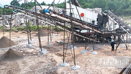 環(huán)保型移動(dòng)制砂機(jī)，進(jìn)去的是物料，出來(lái)的是鈔票