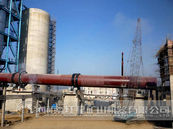 水泥回轉窯現場圖片