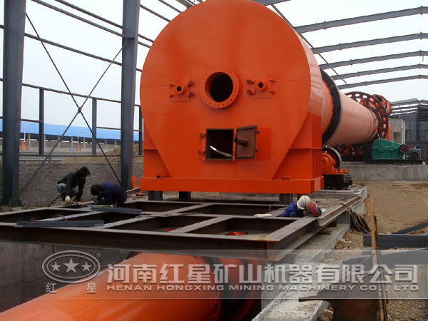 回轉窯生產(chǎn)現(xiàn)場