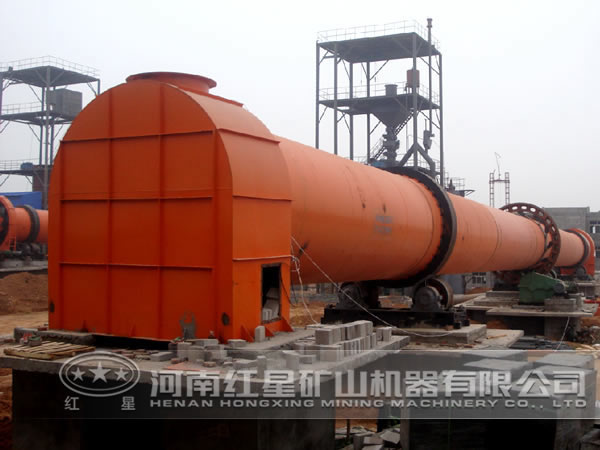 污泥回轉窯現場