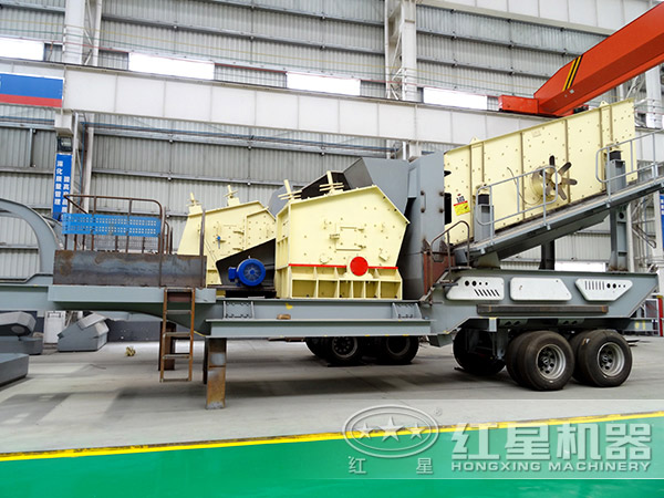 反擊破＋移動式破碎機(jī)組合