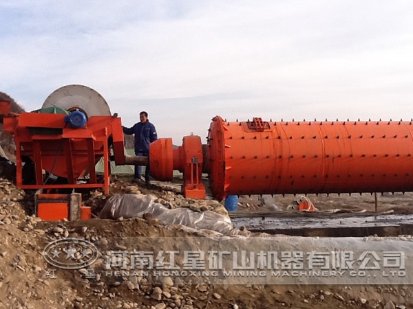 鈦鐵礦選礦現場