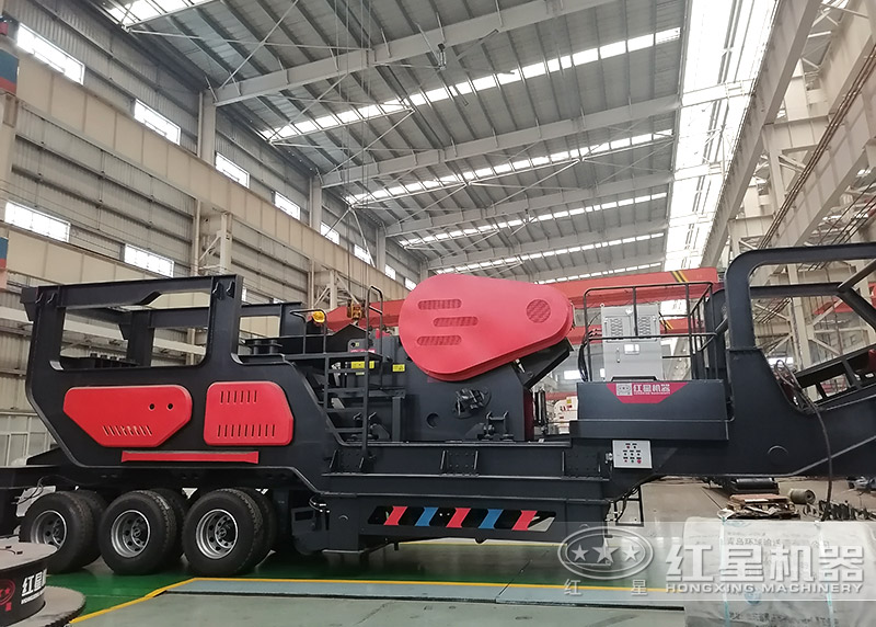 移動破碎機+顎式破碎機 移動破碎機+顎式破碎機