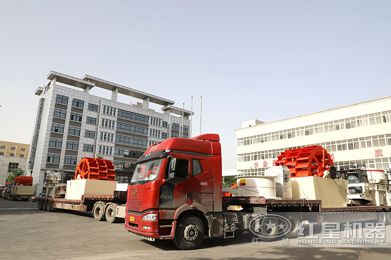 輪式洗砂機發貨 輪式洗砂機發貨