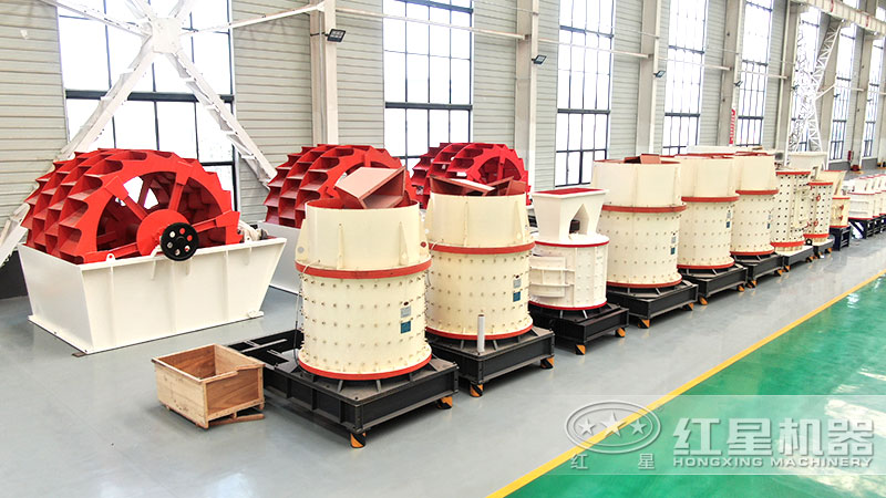 紅星機器洗砂機設(shè)備車間一角 紅星機器洗砂機設(shè)備車間一角