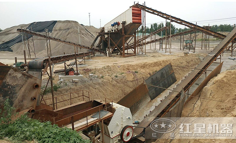 錘式破碎機單機配置的混凝土粉碎生產線 錘式破碎機單機配置的混凝土粉碎生產線