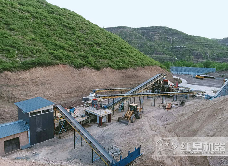 固定式水泥塊粉碎機生產線 固定式水泥塊粉碎機生產線