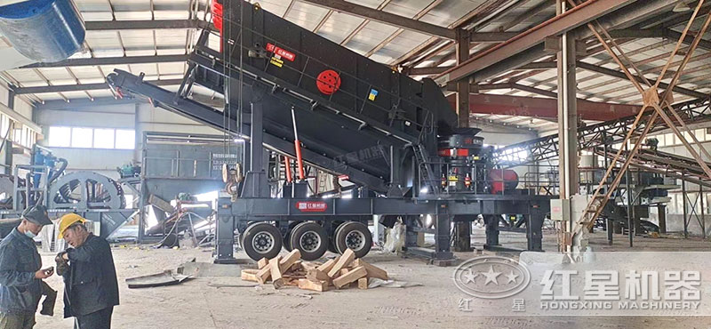 日產5000噸移動生產線安裝現場