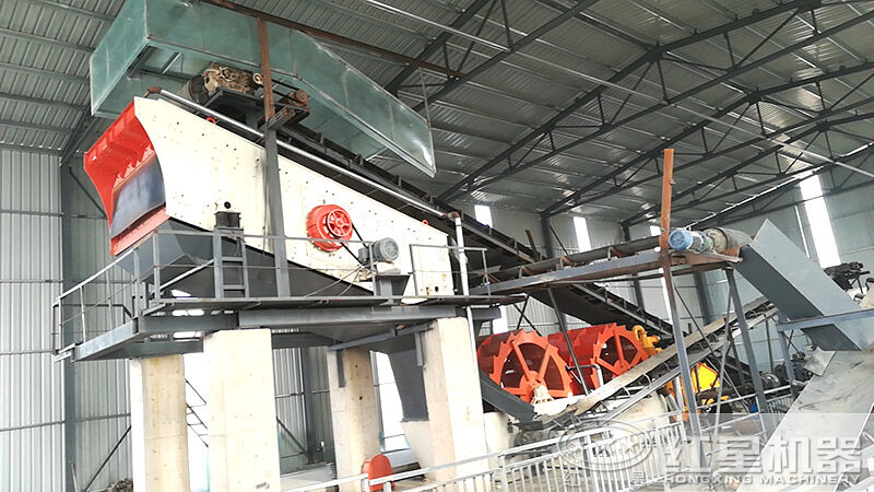 斗式洗砂機多少錢一臺？一小時160噸洗砂生產線配置方案