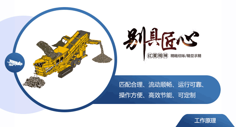 移動破碎站作業方式示意圖 移動破碎站作業方式示意圖