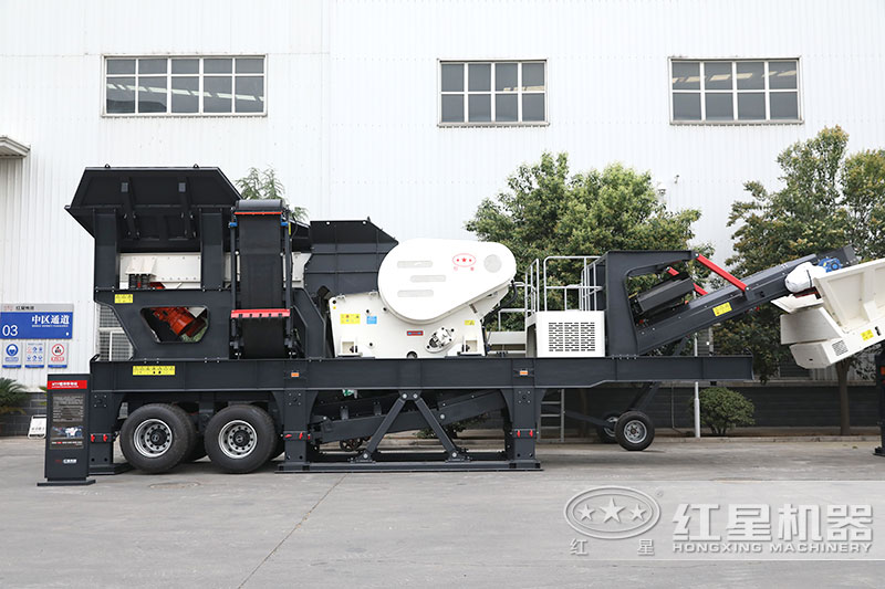 移動破碎機+顎式破碎機 移動破碎機+顎式破碎機
