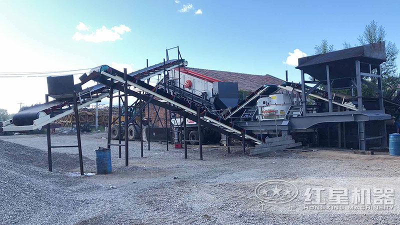 小型河卵石制砂一體機:配置HVI制砂機 小型河卵石制砂一體機:配置HVI制砂機