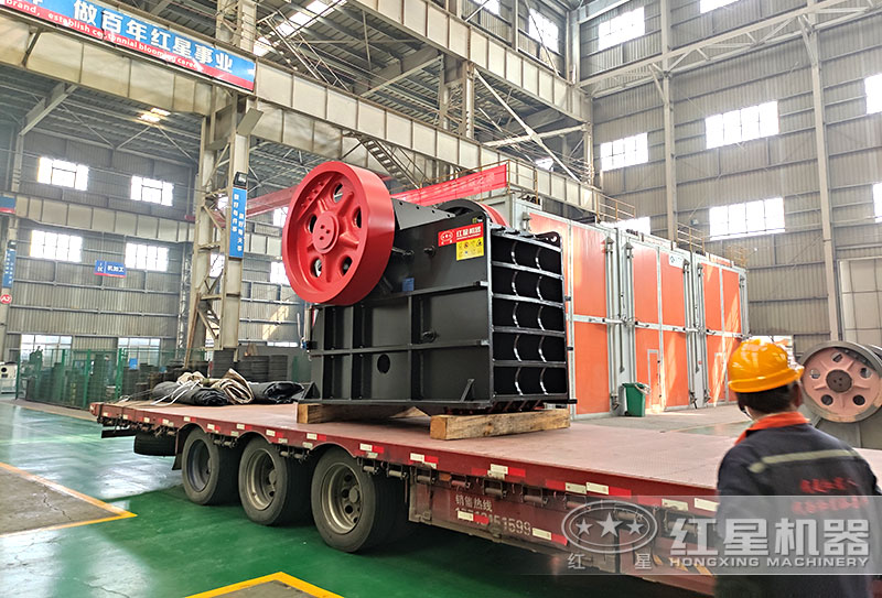 大理石顎式破碎機車間發貨