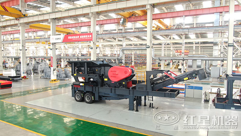 輪胎移動礦石粉碎機 輪胎移動礦石粉碎機