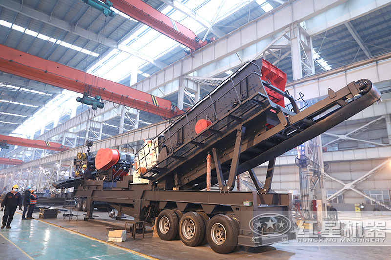 可移動小型碎石機車間現貨可考察 可移動小型碎石機車間現貨可考察