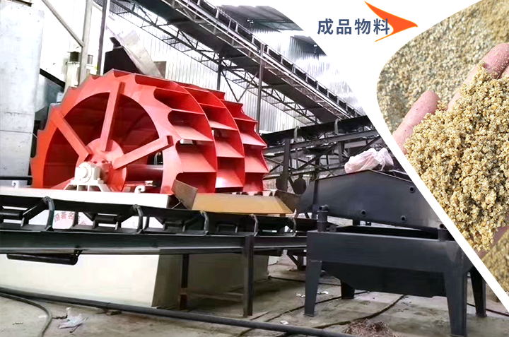 只洗砂，配置洗砂機作業即可