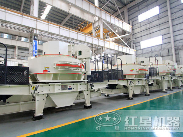 紅星石英巖制砂機廠區圖