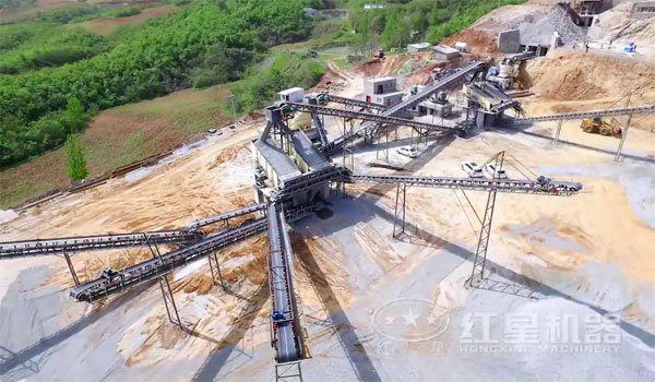 石料生產(chǎn)線現(xiàn)場圖