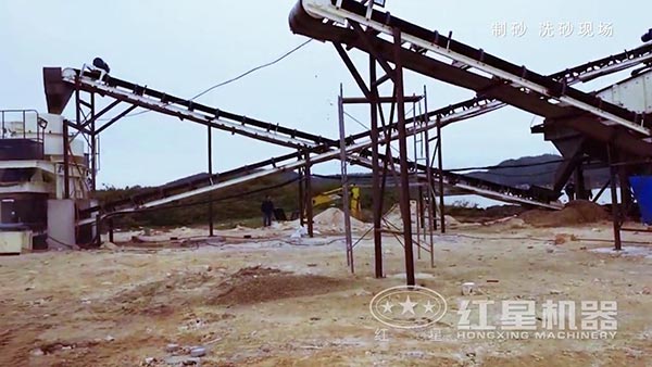 制砂現(xiàn)場(chǎng)展示