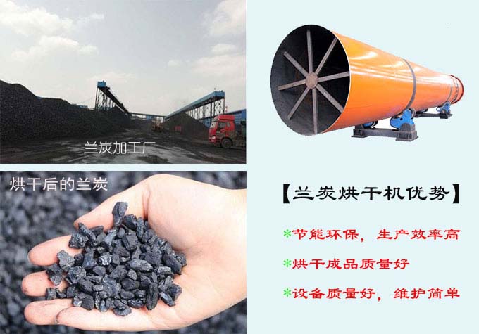 蘭炭烘干機優勢