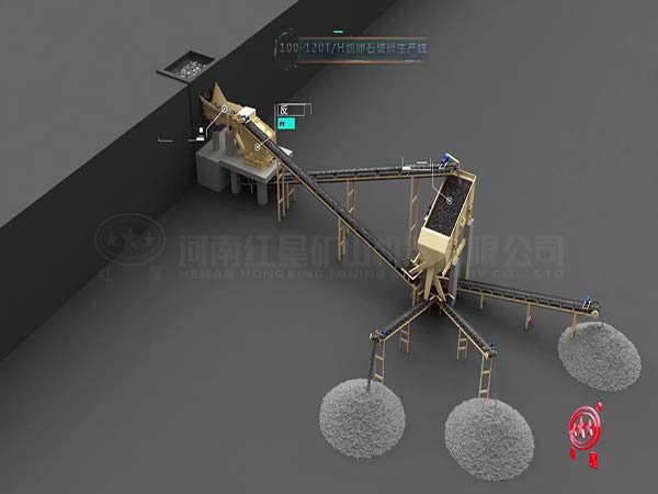 100-120鵝卵石破碎現場圖