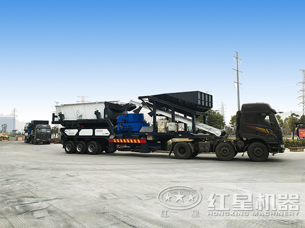 移動(dòng)式制砂機(jī)發(fā)貨圖