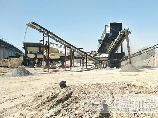 公路混凝土移動破碎機