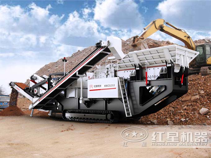 履帶式移動破碎站