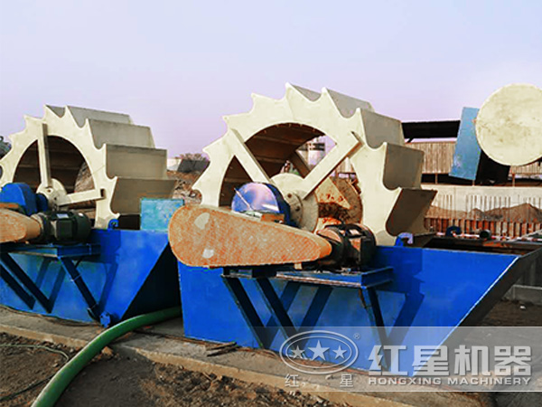 洗石機工作現場