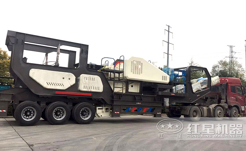 移動汽車打石子機發貨圖