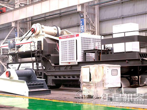 移動砂石料生產設備車間實拍