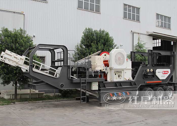 移動鄂式破石機廠區(qū)圖