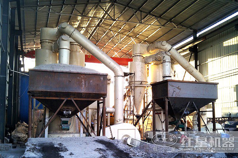 方解石磨粉機現場實拍