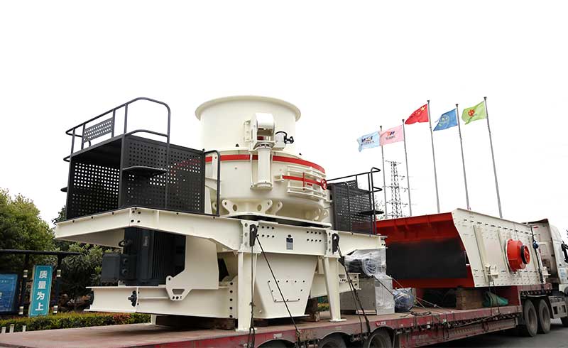 石頭制砂機發貨中