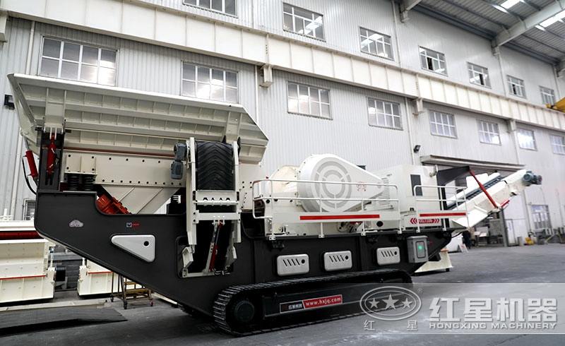 履帶式移動石子破碎機(jī)