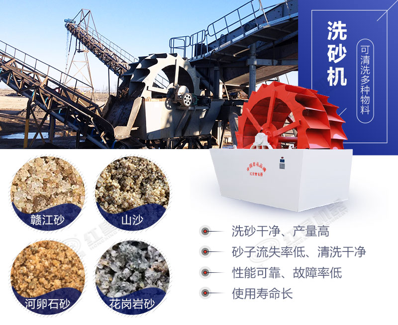 洗砂機可以清洗多種砂子