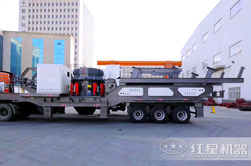 移動破碎石子機(jī)搭配圓錐破