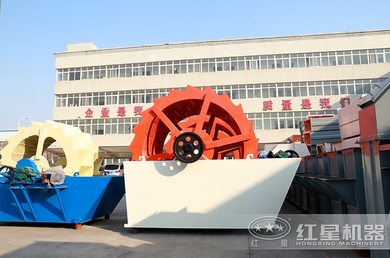 輪式洗砂機