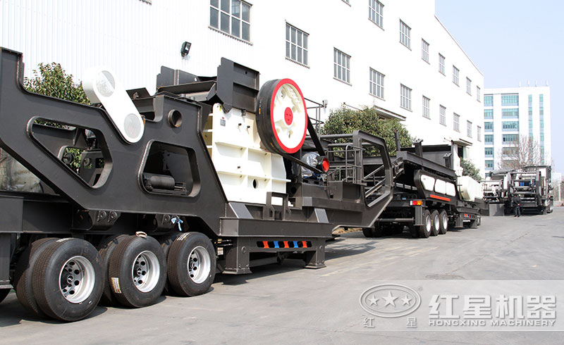 移動顎式破碎機高清廠區圖