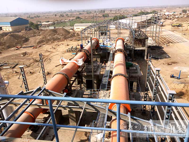 客戶烘干機(jī)安裝現(xiàn)場(chǎng)