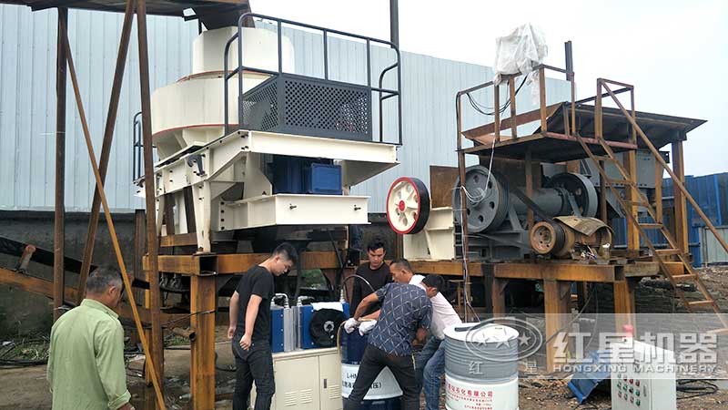 細(xì)顎破替代硬巖制砂生產(chǎn)線中的圓錐破