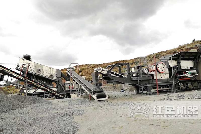 二合一移動石頭破碎機