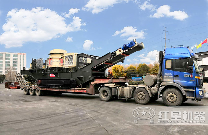 履帶移動圓錐破碎機發(fā)貨浙江