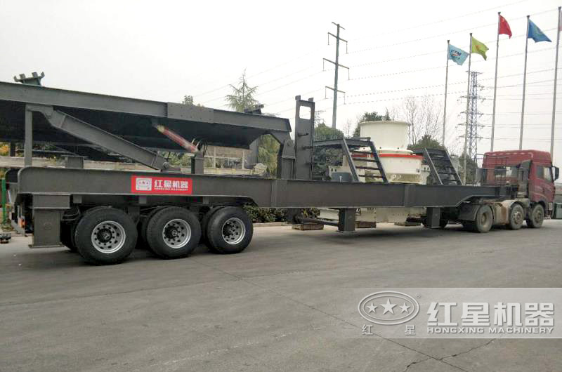 車載移動(dòng)式制砂機(jī)發(fā)貨