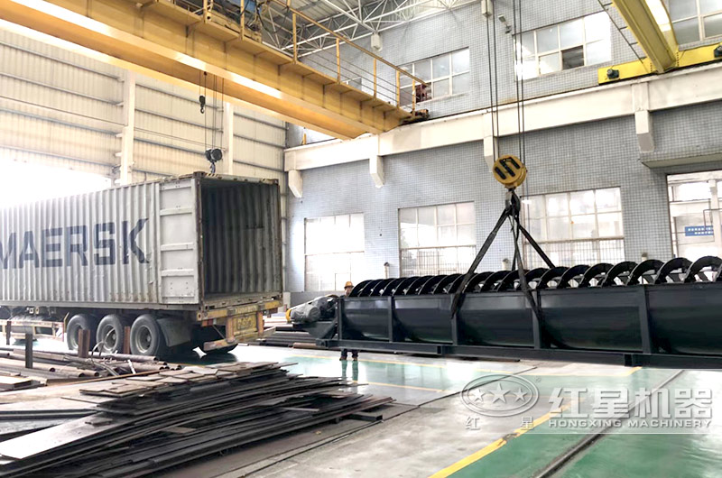 螺旋洗砂機發貨