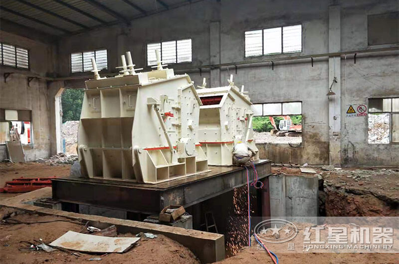 石頭變沙子生產(chǎn)線工藝配置一現(xiàn)場