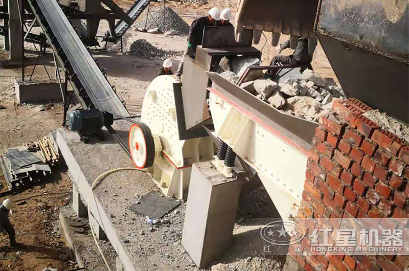 破碎機加工現場