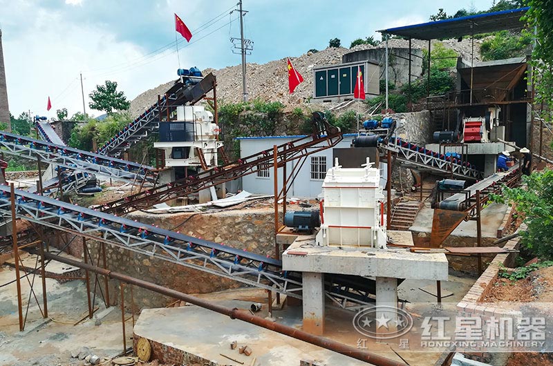 機制砂生產線現場