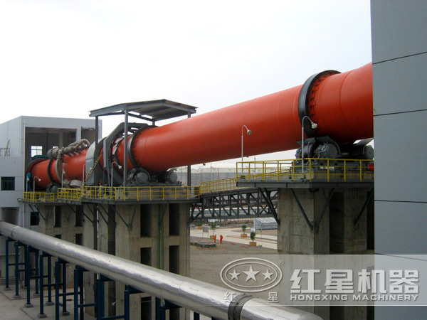 高嶺土回轉窯實拍圖